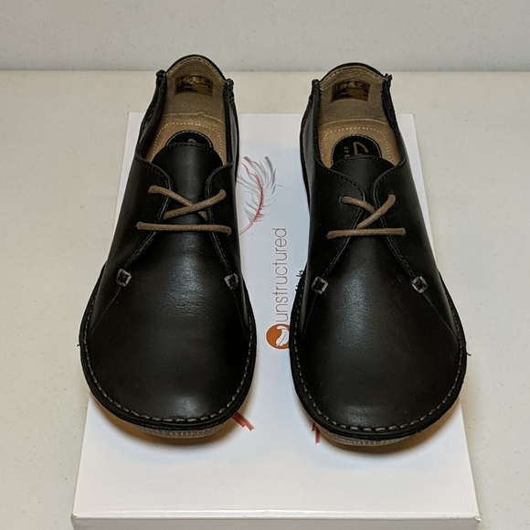 Clarks Janey Mae Black - Picture 2 of 6